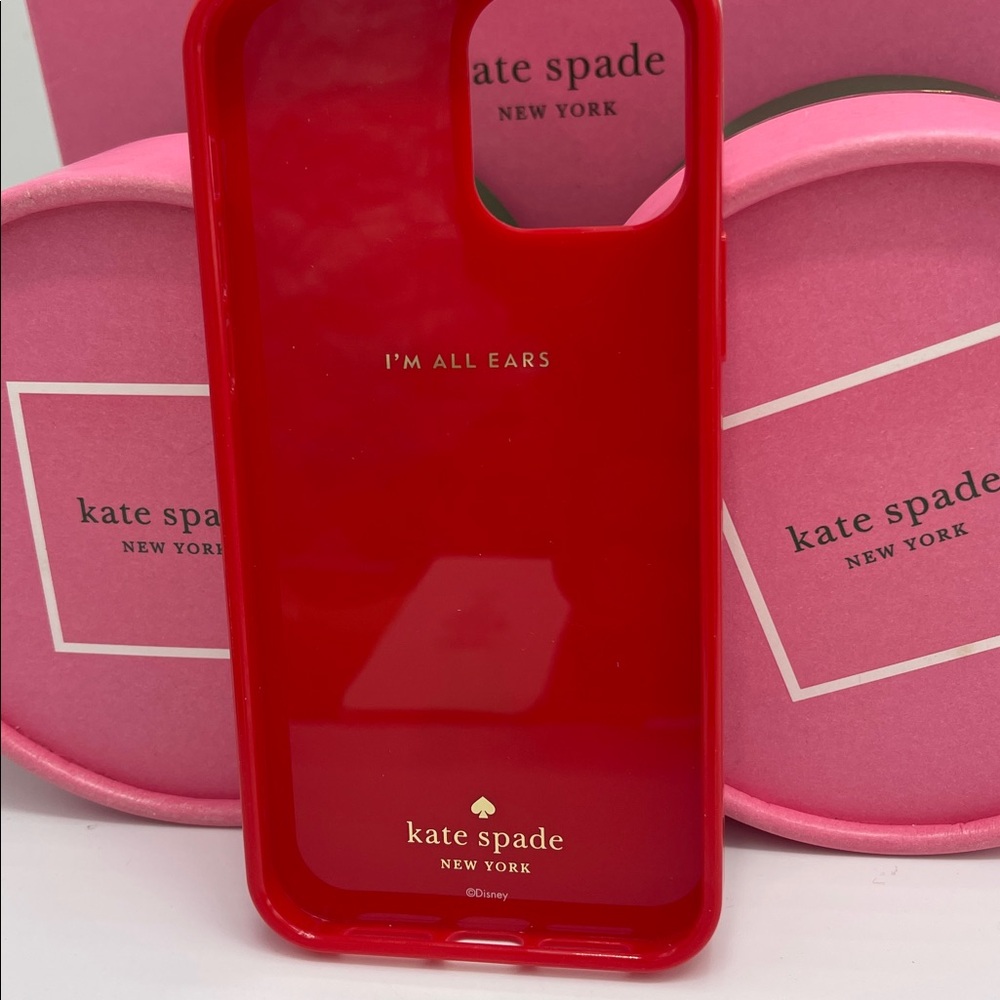 Kate Spade Minnie Mouse iPhone 12/12 Pro Case - Cream and Red - Picture 16 of 16